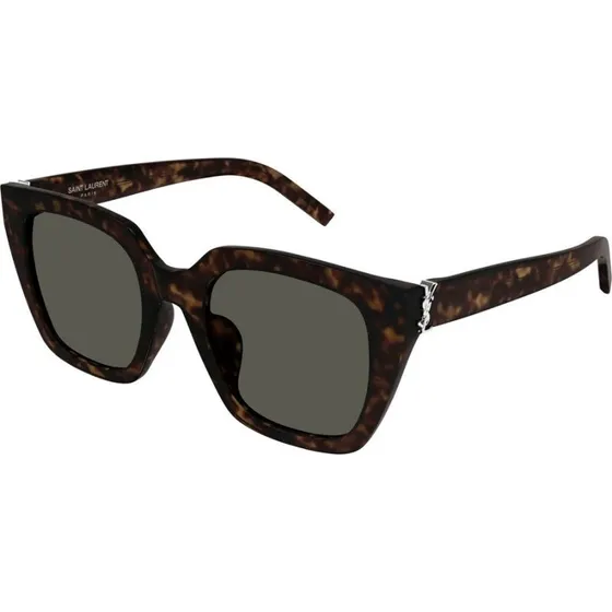 Saint Laurent SL M143 Occhiali da Sole Cat-Eye Avana e Grigio
