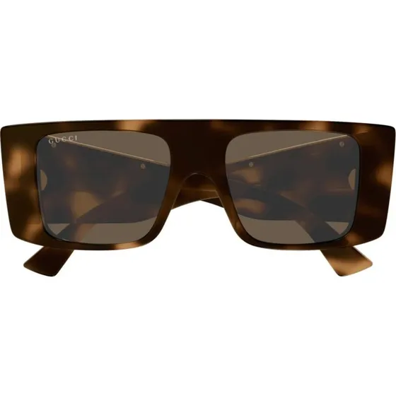 Gucci GG1888S Occhiali da Sole Uomo Squadrati Havana Marrone 50mm