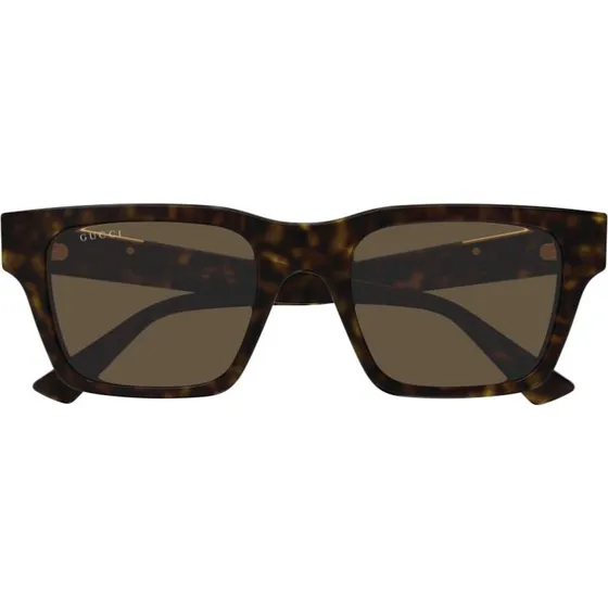 Gucci GG1889S Occhiali da Sole Uomo Squadrati Avana Marrone 51mm