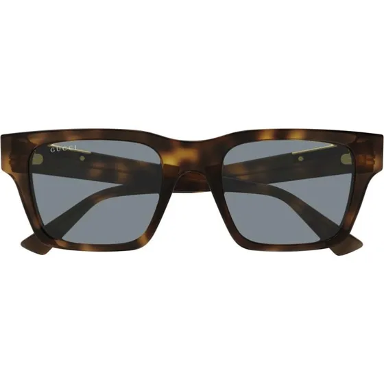 Gucci GG1889S Occhiali da Sole Uomo Squadrati Avana Grigio 51mm