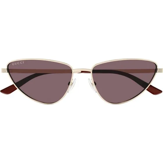 Gucci GG1879S Occhiali da Sole Cat-Eye Oro e Rosso 57mm
