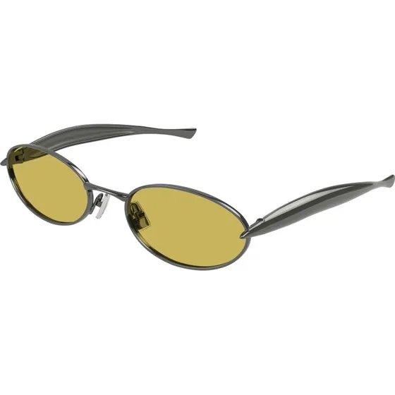 Bottega Veneta BV1386S 002 Occhiali da Sole Rotondi in Metallo