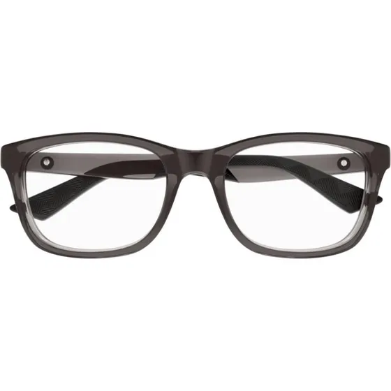 Montblanc MB0401O Occhiali da Vista Uomo Squadrati Grigio