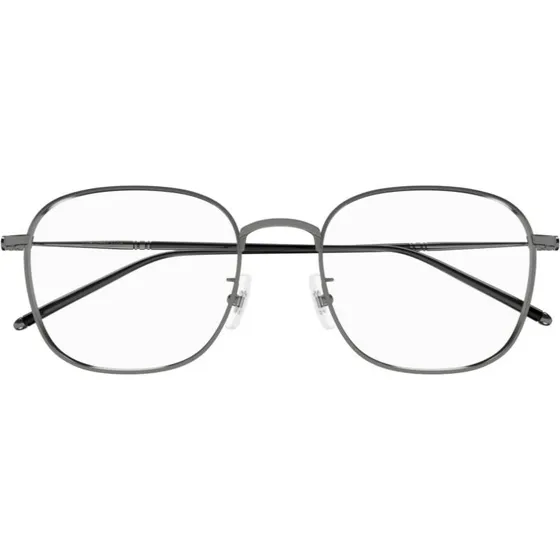 Montblanc MB0415OA Occhiali da Vista Uomo Squadrati in Titanio Rutenio