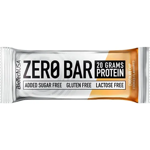Biotech USA Zero Bar 50g Chocolate Chip Cookies