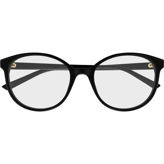 Gucci GG1996O Occhiali da Vista Rotondi in Acetato Nero