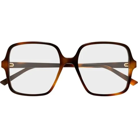 Gucci GG1994O Occhiali da Vista Donna Squadrati Avana