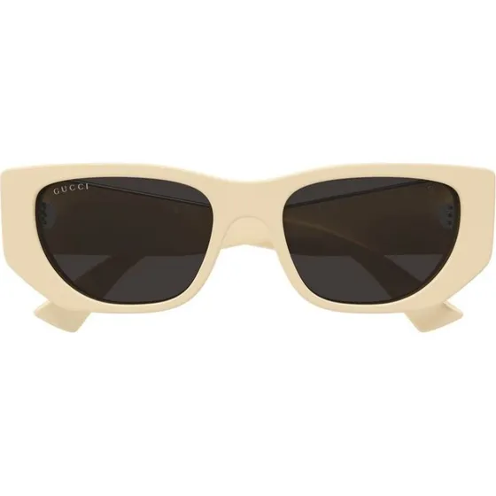 Gucci GG1959S Occhiali da Sole Cat-Eye Bianco e Grigio 53mm