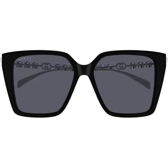 Gucci GG1967S Occhiali da Sole Farfalla Nero e Grigio 54mm