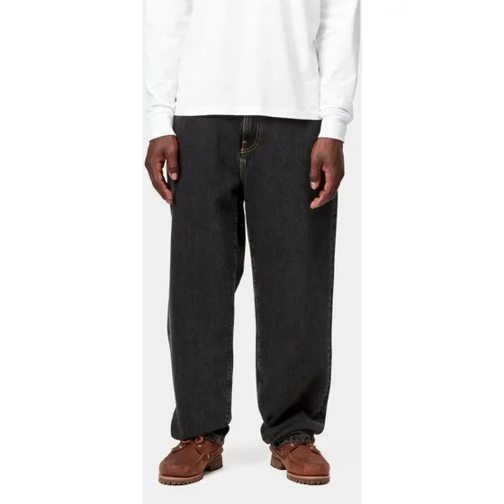 Carhartt WIP Aaron Pant Nero Stone Washed