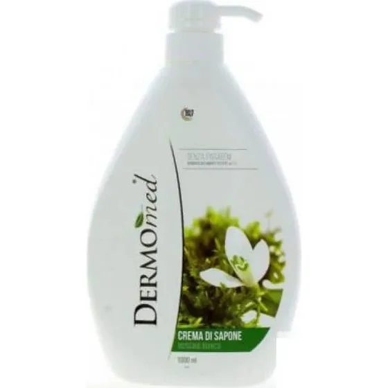 Dermomed Sapone Liquido Cremoso al Muschio Bianco 1L