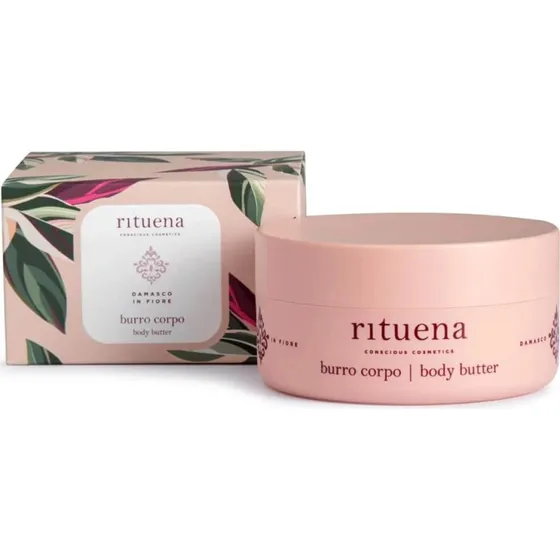 Rituena Burro Corpo Damasco in Fiore, 250 ml