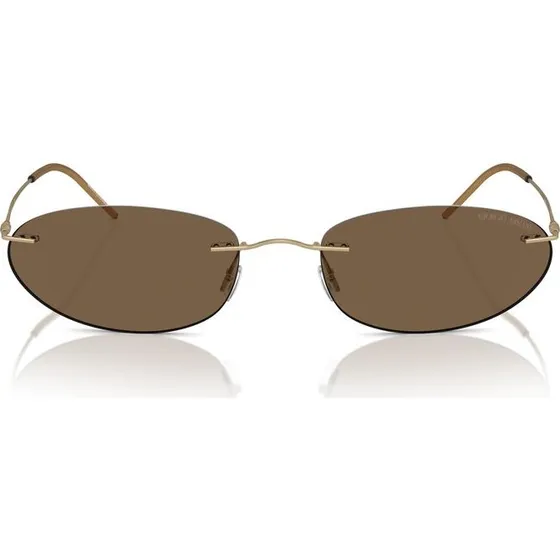 Giorgio Armani Occhiali da Sole AR 1508M Oro e Marrone 58mm