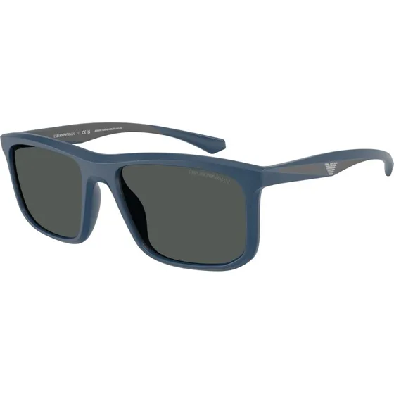 Emporio Armani EA4234U Occhiali da Sole Squadrati Blu e Grigio
