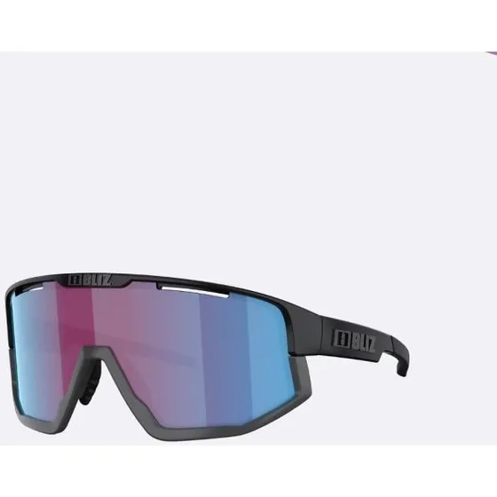 Bliz Active Fusion Occhiali da Sole Neri - Ideali per Corsa e Outdoor