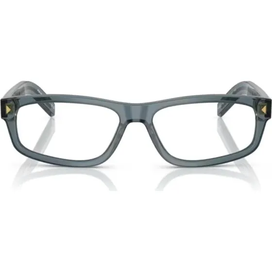 Prada Occhiali da Vista Uomo PR B02V Squadrati Grigio/Oro