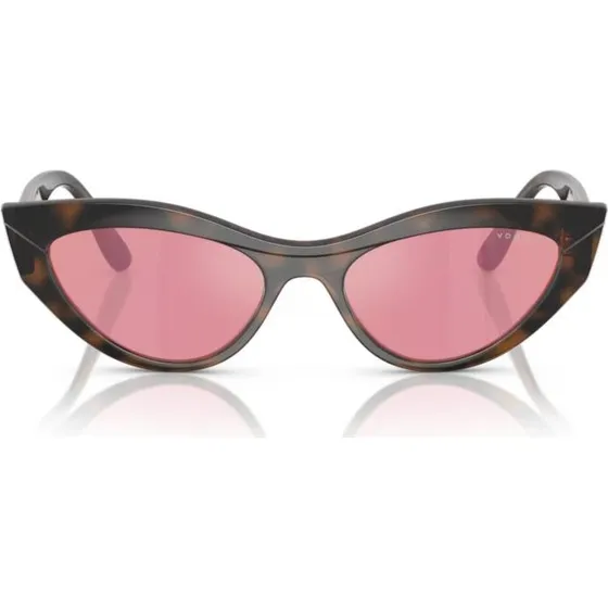 Vogue Vo 5637SU Occhiali da Sole Cat Eye Marrone e Rosa 52mm