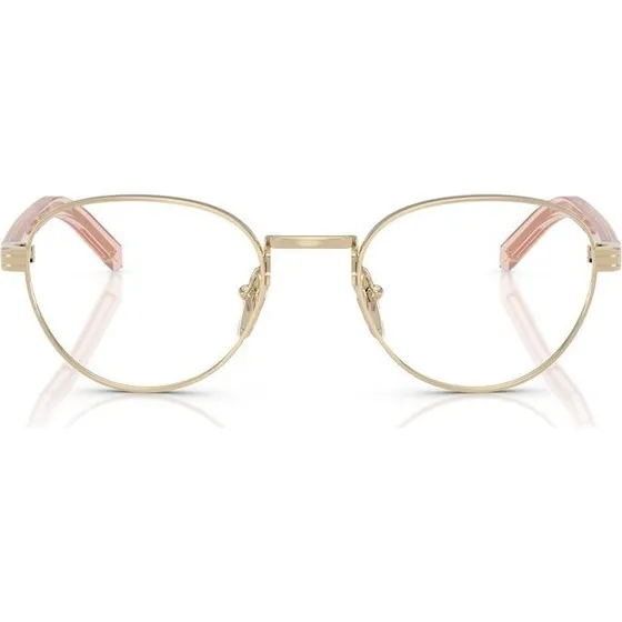 Prada PR B53V Occhiali da Vista Donna Oro Rotondi