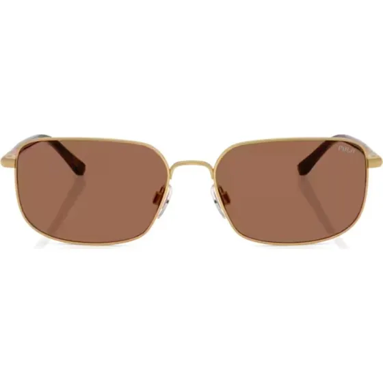 Polo Ralph Lauren PH3159 Occhiali da Sole Squadrati Oro