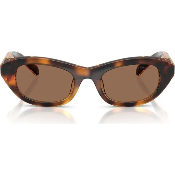 Swarovski Occhiali da Sole SK 6036U Cat-Eye Avana Marrone