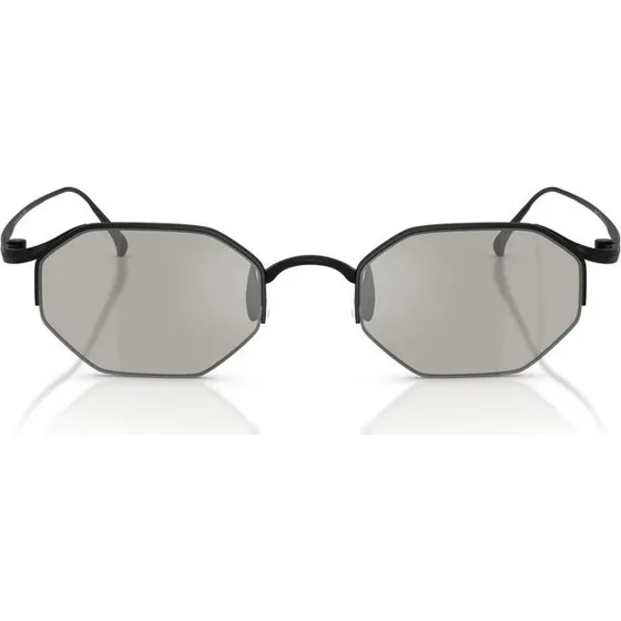 Giorgio Armani AR 6171T Occhiali da Sole Uomo Nero Geometrici 49mm