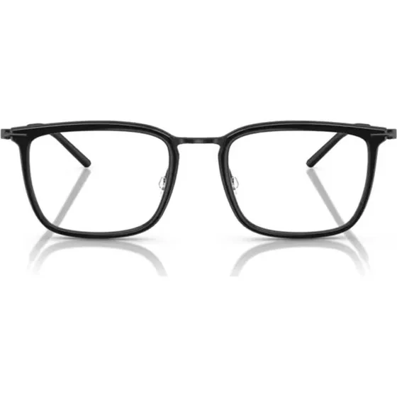 Moncler ME1001D Occhiali da Vista Unisex Nero Squadrati