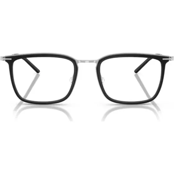 Moncler ME1001D Occhiali da Vista Unisex Nero Squadrati