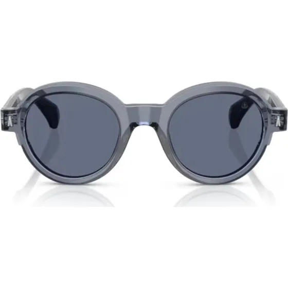 Moncler ME6003 Occhiali da Sole Rotondi Blu Unisex
