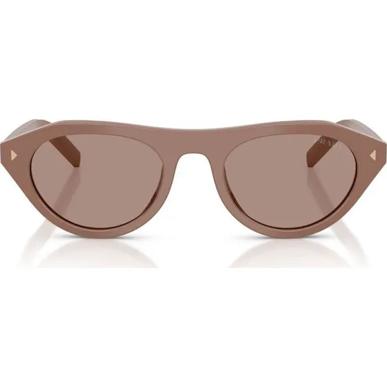 Prada PR B15S Occhiali da Sole Donna Squadrati Rosa e Marrone