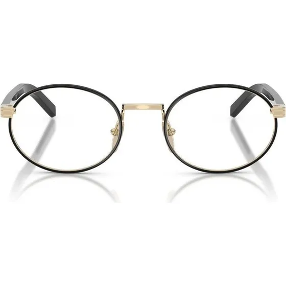 Prada PR B55V Occhiali da Vista Donna Oro Rotondi