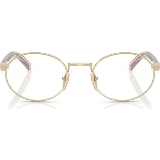 Prada PR B55V Occhiali da Vista Donna Oro Rotondi