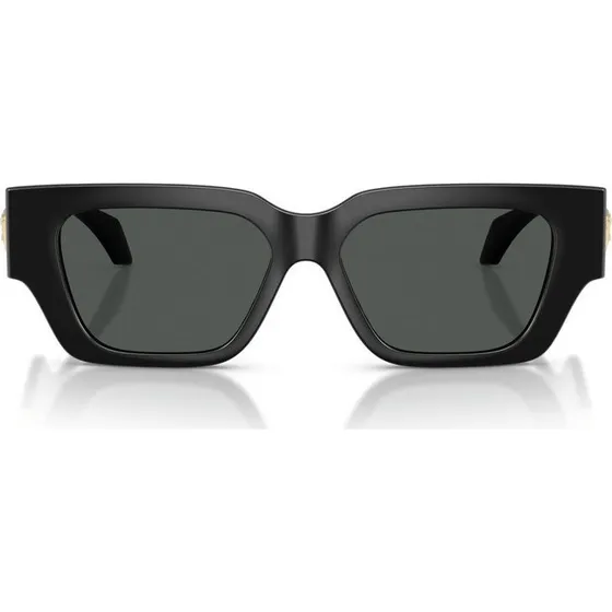 Versace VE 4497U Occhiali da Sole Geometrici Nero e Grigio