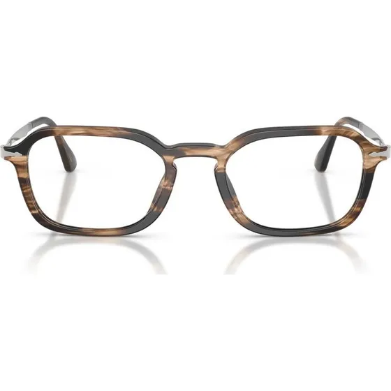 Persol PO 3381V Occhiali da Vista Unisex Marrone Geometrico