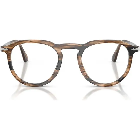 Persol PO 3387V Occhiali da Vista Unisex Pantos Marrone