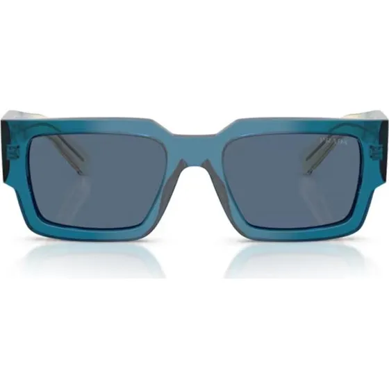 Prada PR B17S Occhiali da Sole Uomo Blu Rettangolari