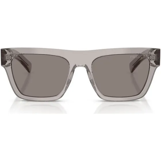 Prada PR C03S Occhiali da Sole Uomo Grigio Geometrico 54mm