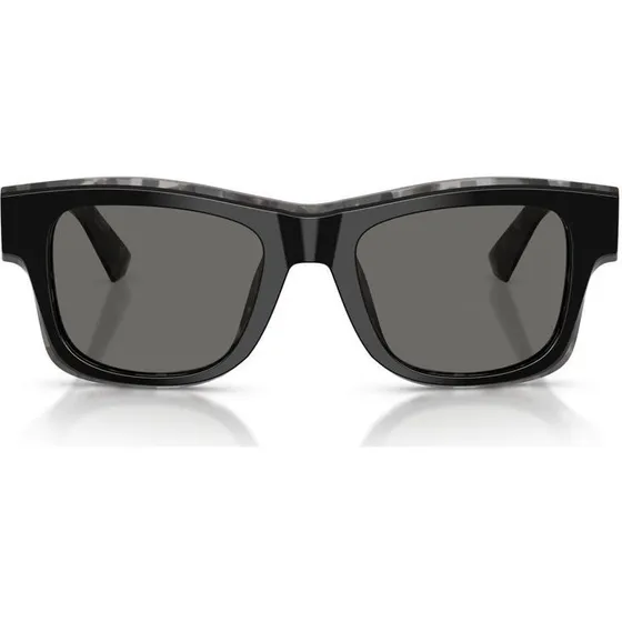Dolce & Gabbana DG 4515 Occhiali da Sole Uomo Neri Quadrati 52mm