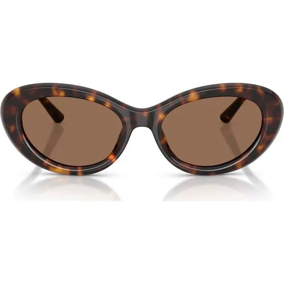 Dolce & Gabbana DG 4519 Occhiali da Sole Donna Avana Ovali Marrone
