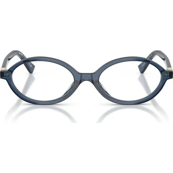 Miu Miu VMU 01XV Occhiali da Vista Donna Geometrici Blu