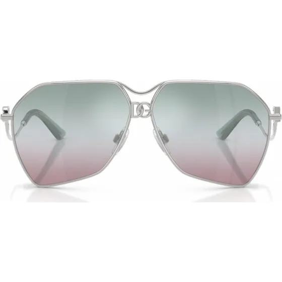Dolce & Gabbana DG 2326 Occhiali da Sole Pilot Argento Donna