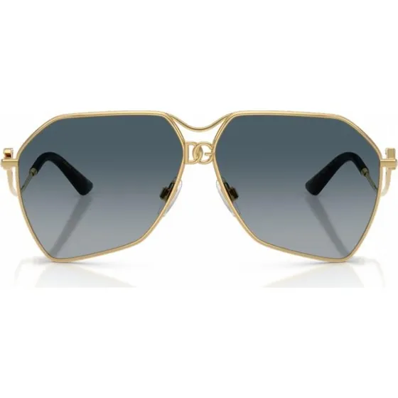Dolce & Gabbana DG 2326 Occhiali da Sole Pilot Oro e Grigio