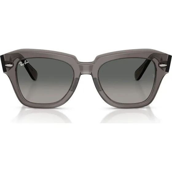 Ray-Ban State Street RB 2186 Occhiali da Sole Unisex Grigio 49mm