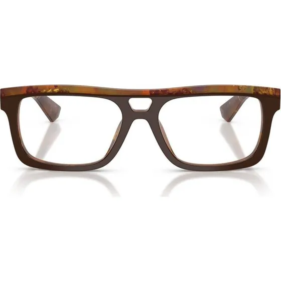 Dolce & Gabbana DG 3431 Occhiali da Vista Uomo Marrone Rettangolari