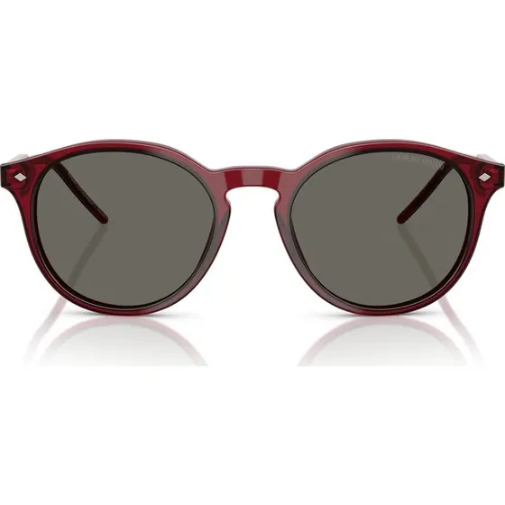 Giorgio Armani AR 8211 Occhiali da Sole Pantos Rosso e Grigio 52mm