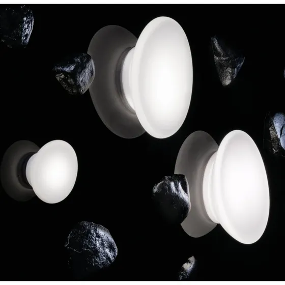 Applique a LED Dynamic Stilnovo, Vetro di Murano, Ø 52 cm