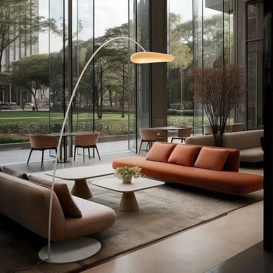 Stilnovo Lampada ad arco LED Mr. Magoo, Dimmerabile