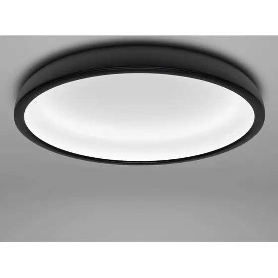 Stilnovo Plafoniera LED Reflexio, Ø 46 cm, Nero