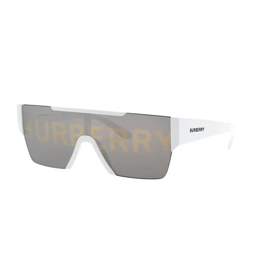 Burberry BE4291 3007/H Occhiali da Sole Uomo Bianchi e Grigi