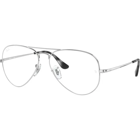 Ray-Ban RX6489 Aviator Montatura Da Vista Metallo Argento