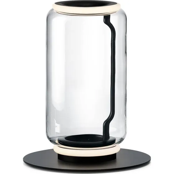 FLOS Noctambule 1 Low Cylinder - Piantana LED in Vetro Soffiato